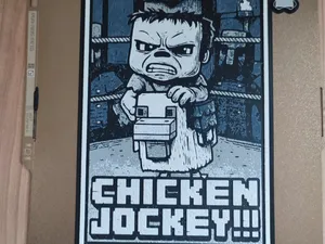 4-color HueForge Minecraft Chicken Jokey