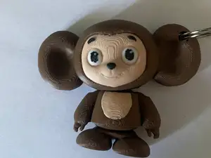 Cheburashka keychain