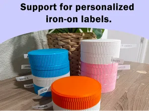 Custom iron-on label dispenser