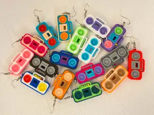 Cassette Player Earrings