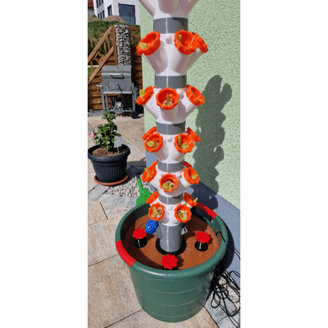 Hydroponik Turm Adapter DN 110 Rohr