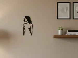 Decorazione da parete - corpo femminile astratta