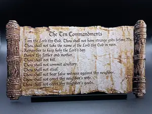 The Ten Commandments Scroll