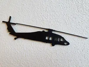 Helicopter Sikorsky UH-60 Black Hawk Silhouette