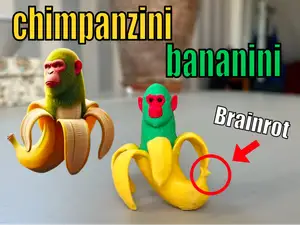 Chimpanzini Bananini -Italian Brainrot Meme