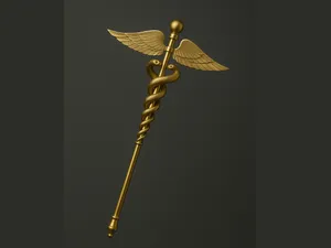 Caduceus Aureus - Hermes' staff