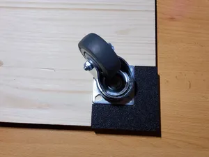 Montage Winkel für 50mm Gelenkrolle