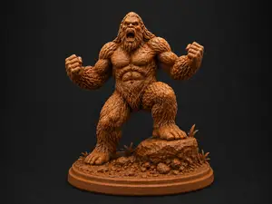 Wütender Wächter der Wildnis Bigfoot - Sasquatch