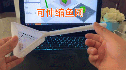 可伸缩捞鱼网