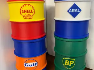 Sparfass - Ölfass GULF / SHELL / BP / ARAL