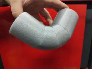 Template for cutting tubex insulation