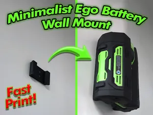 Minimalist Ego Battery Mount