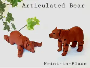 Articulated Bear (Print-in-Place)