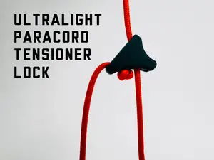 Ultralight Paracord Tensioner Lock