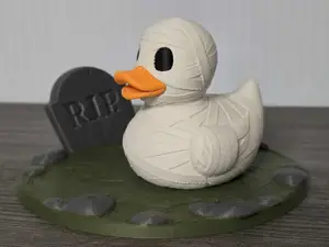 Halloween 2025 * Cute Spooky Mummy Duck