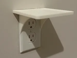 "Duplex" Style Outlet Shelf