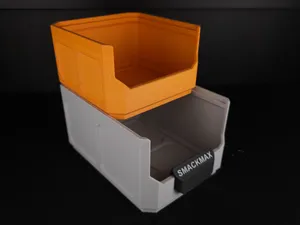 Stackable Bin Organizer – Dual Size Set 140×100×75