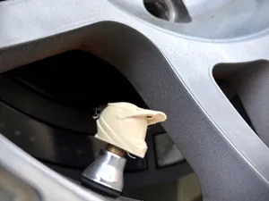 Valve Stem Cap : Motocross Helmet!