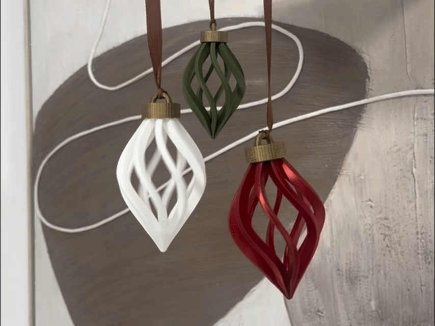Christmas Tree Spiral Ornament