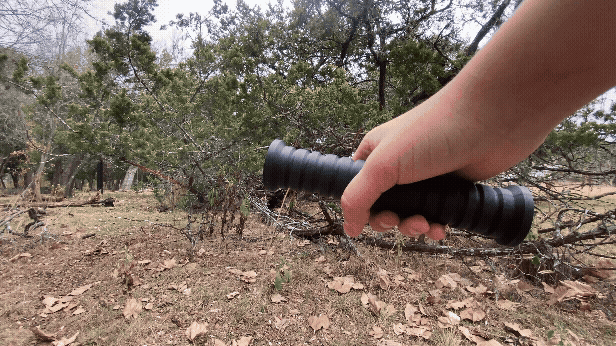 Collapsing Dual-Bladed Lightsaber