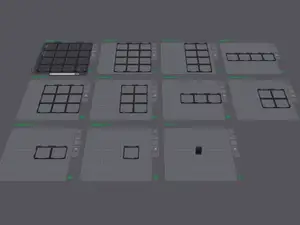 connectable gridfinity baseplates different sizes