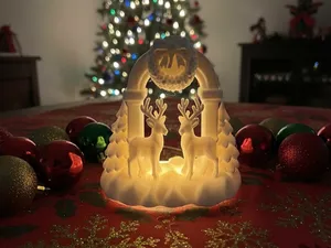 Reindeer Arch – Magical Christmas Glow