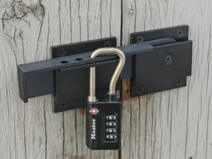 Flip Gate Latch with Padlock Hole (Adjustable)