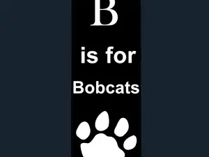 B Is For Bobcats Bookmark