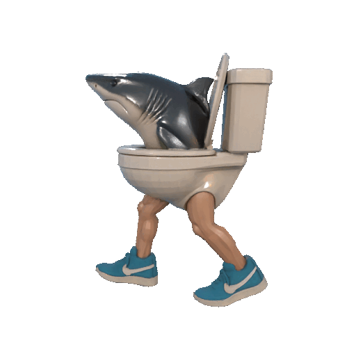 Figura skibidi toilet brainrot tralalero tralala