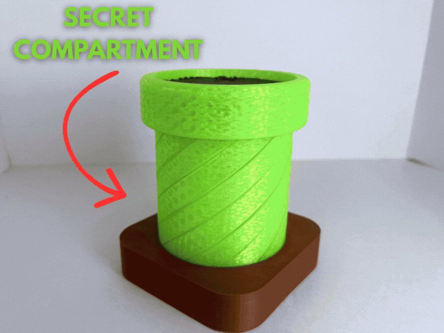 Super Mario Pipes Secret Compartment