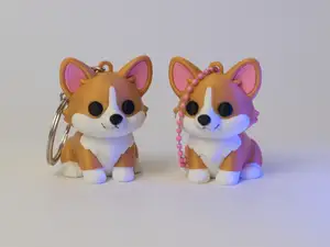 Cute Corgi Puppy Keychain