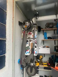 electric scooter hook wall mount