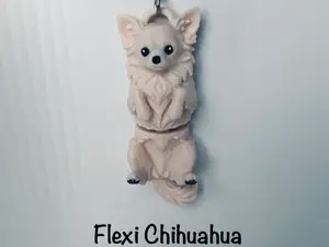 Flexi Chihuahua keychain