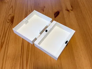 Einfache Box mit Deckel automatisch Öffnend