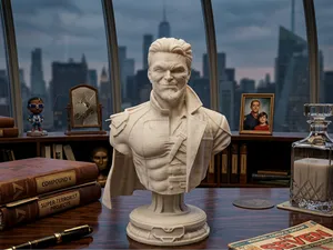 Homelander vs Billy Butcher Split-Face Bust