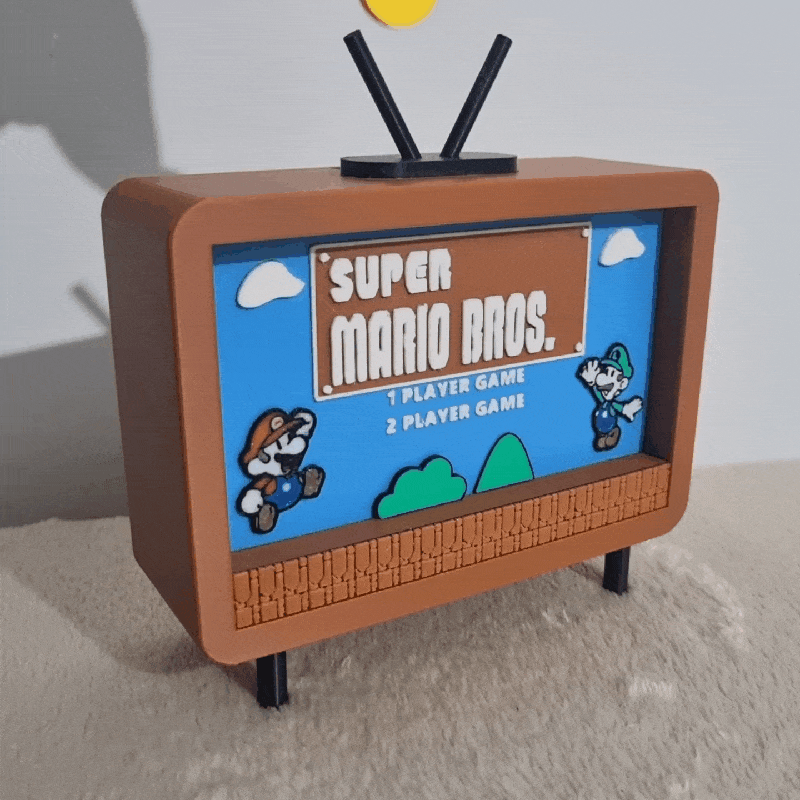 Super Mario Bros Money Box / Retro TV