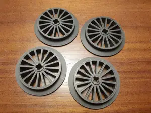 Legos technic train wheel normal size