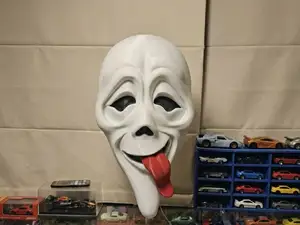 Ghost Face Scary Movie Mask WAZZUP