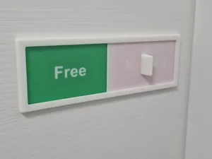 Work Office Room Sign Free - Meeting Switch