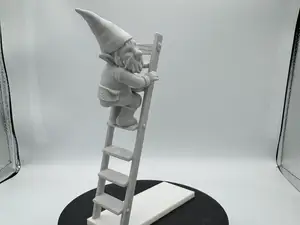 Gnome on a ladder