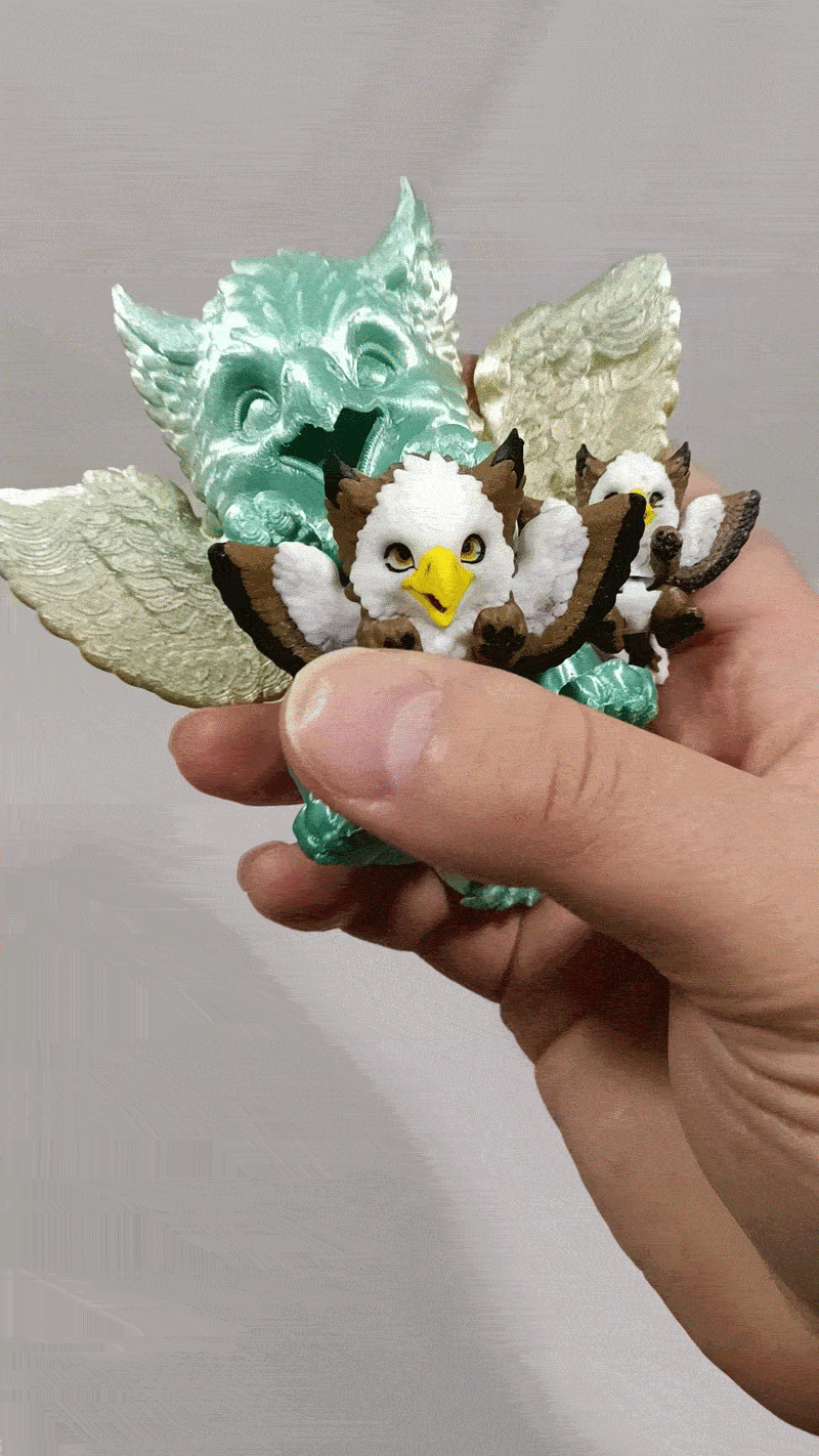 articulated griffin toy