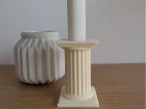 Bougeoir colonne grecque – Élégance mythologique 