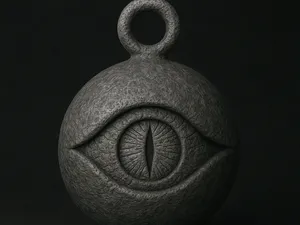 Kurama Eye truth seeker orb double sided necklace