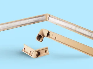 LED Light Strip Channel Sys- Corner Piece Options