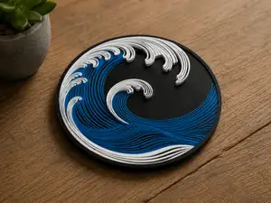 Ocean Wave Layered Wall Art