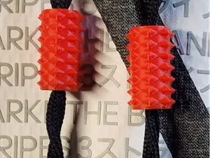 Spiked Mini Pain Hoodie Drawstring Beads