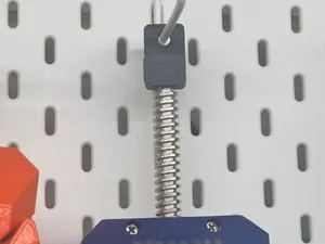Corner Clamp Peg Board Mount