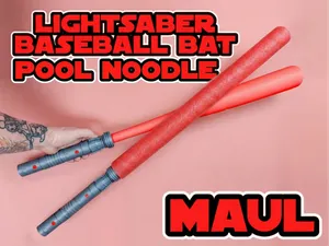 Lightsaber Baseball Bat - Darth Maul