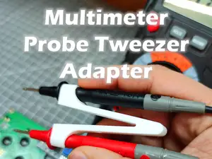 Multimeter Probe Tweezer Adapter
