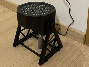 Foldable stand for LED PAR Lights
